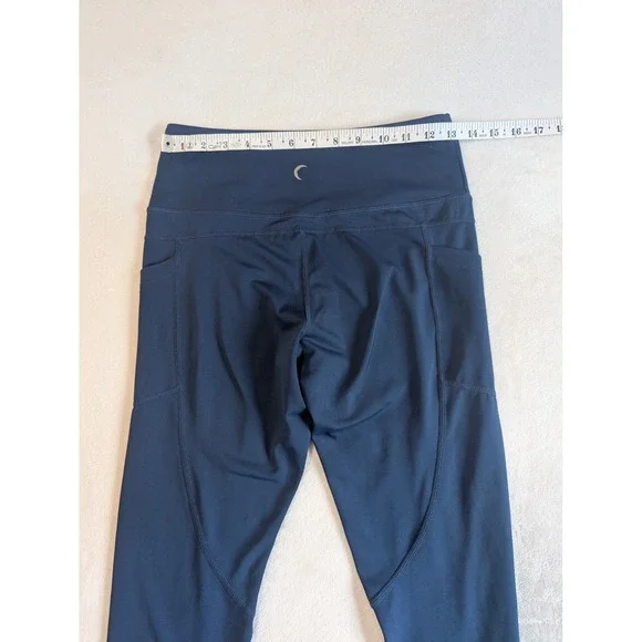 Zyia Active Pocket‎ Capri Leggings High Waisted Athletic Blue Size 8-9 - Picture 6 of 10